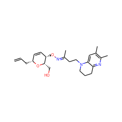 C=CC[C@@H]1C=C[C@H](O/N=C(\C)CCN2CCCc3nc(C)c(C)cc32)[C@H](CO)O1 ZINC000007998361