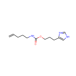 C=CCCCNC(=O)OCCCc1c[nH]cn1 ZINC000039008441