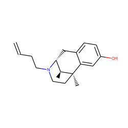 C=CCCN1CC[C@]2(C)c3cc(O)ccc3C[C@@H]1[C@@H]2C ZINC000100871125