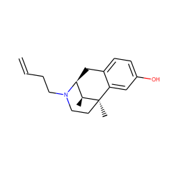 C=CCCN1CC[C@]2(C)c3cc(O)ccc3C[C@H]1[C@@H]2C ZINC000027554330