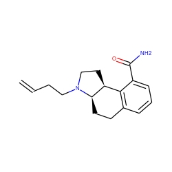 C=CCCN1CC[C@H]2c3c(cccc3C(N)=O)CC[C@H]21 ZINC000013740518