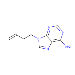 C=CCCn1cnc2c(N)ncnc21 ZINC000034155579