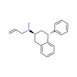 C=CCN(C)[C@@H]1Cc2ccccc2[C@@H](c2ccccc2)C1 ZINC000013557291