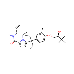 C=CCN(C)C(=O)c1ccc(C(CC)(CC)c2ccc(OC[C@@H](O)C(C)(C)C)c(C)c2)n1CC ZINC000653791421