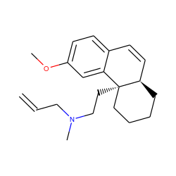 C=CCN(C)CC[C@@]12CCCC[C@@H]1C=Cc1ccc(OC)cc12 ZINC000029482565