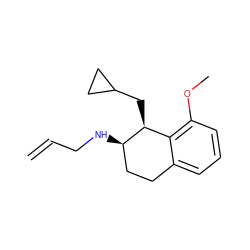 C=CCN[C@@H]1CCc2cccc(OC)c2[C@@H]1CC1CC1 ZINC000027737443