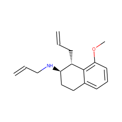 C=CCN[C@@H]1CCc2cccc(OC)c2[C@H]1CC=C ZINC000003788628