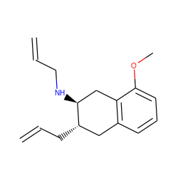 C=CCN[C@H]1Cc2c(cccc2OC)C[C@@H]1CC=C ZINC000027761727