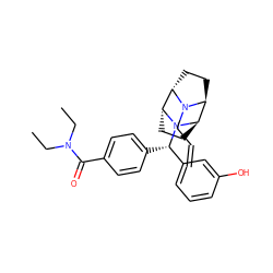 C=CCN1[C@H]2CC[C@H]1[C@H]1CC[C@H]2N1[C@@H](c1ccc(C(=O)N(CC)CC)cc1)c1cccc(O)c1 ZINC000103149593