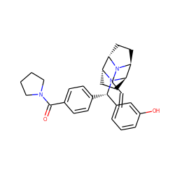 C=CCN1[C@H]2CC[C@H]1[C@H]1CC[C@H]2N1[C@@H](c1ccc(C(=O)N2CCCC2)cc1)c1cccc(O)c1 ZINC000117724540