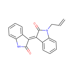 C=CCN1C(=O)/C(=C2/C(=O)Nc3ccccc32)c2ccccc21 ZINC000019849843