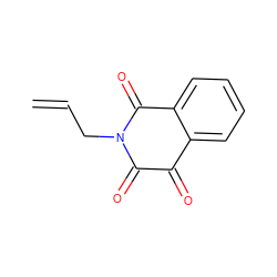 C=CCN1C(=O)C(=O)c2ccccc2C1=O ZINC000013683126