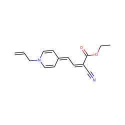 C=CCN1C=CC(=C/C=C(/C#N)C(=O)OCC)C=C1 ZINC000013119733