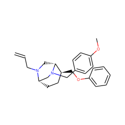 C=CCN1C[C@@H]2[C@@H](COc3ccccc3)CC[C@H]1CN2Cc1ccc(OC)cc1 ZINC000084641261