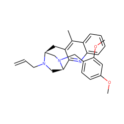 C=CCN1C[C@@H]2c3nc4ccccc4c(C)c3C[C@H]1CN2Cc1ccc(OC)cc1OC ZINC000040950252