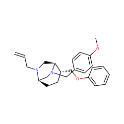 C=CCN1C[C@H]2[C@H](COc3ccccc3)CC[C@@H]1CN2Cc1ccc(OC)cc1 ZINC000084641264