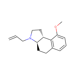 C=CCN1CC[C@@H]2c3c(cccc3OC)CC[C@H]21 ZINC000013826494