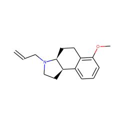 C=CCN1CC[C@@H]2c3cccc(OC)c3CC[C@@H]21 ZINC000013738284