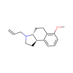 C=CCN1CC[C@@H]2c3cccc(OC)c3CC[C@H]21 ZINC000013826504