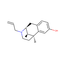 C=CCN1CC[C@]2(C)c3cc(O)ccc3C[C@H]1[C@@H]2C ZINC000002555353