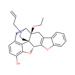 C=CCN1CC[C@]23c4c5ccc(O)c4O[C@H]2c2oc4ccccc4c2C[C@@]3(OCC)[C@H]1C5 ZINC000013492440