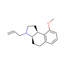 C=CCN1CC[C@H]2c3c(cccc3OC)CC[C@H]21 ZINC000003790769