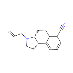 C=CCN1CC[C@H]2c3cccc(C#N)c3CC[C@H]21 ZINC000013738283