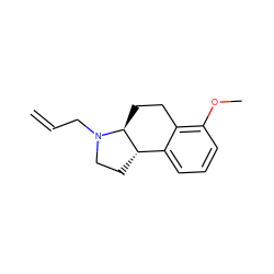 C=CCN1CC[C@H]2c3cccc(OC)c3CC[C@@H]21 ZINC000000013943