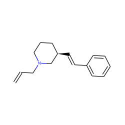 C=CCN1CCC[C@@H](/C=C/c2ccccc2)C1 ZINC000029323420