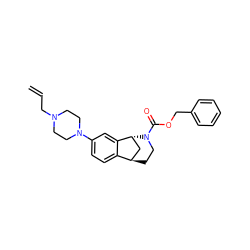 C=CCN1CCN(c2ccc3c(c2)[C@H]2C[C@H]3CCN2C(=O)OCc2ccccc2)CC1 ZINC001772618466