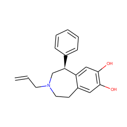 C=CCN1CCc2cc(O)c(O)cc2[C@H](c2ccccc2)C1 ZINC000002561373