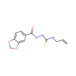 C=CCNC(=S)NNC(=O)c1ccc2c(c1)OCO2 ZINC000006780852