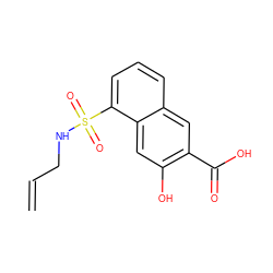 C=CCNS(=O)(=O)c1cccc2cc(C(=O)O)c(O)cc12 ZINC000002471489