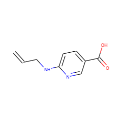 C=CCNc1ccc(C(=O)O)cn1 ZINC000019844511