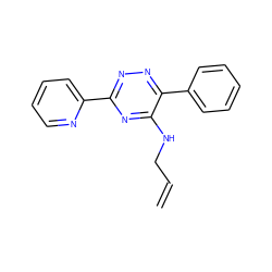 C=CCNc1nc(-c2ccccn2)nnc1-c1ccccc1 ZINC000006262053