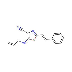 C=CCNc1oc(/C=C/c2ccccc2)nc1C#N ZINC000005027914