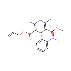 C=CCOC(=O)C1=C(C)NC(C)=C(C(=O)OC)[C@@H]1c1ccccc1[N+](=O)[O-] ZINC000049784647