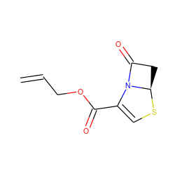 C=CCOC(=O)C1=CS[C@@H]2CC(=O)N12 ZINC000027517933