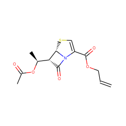 C=CCOC(=O)C1=CS[C@H]2[C@@H]([C@H](C)OC(C)=O)C(=O)N12 ZINC000027518371