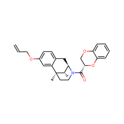 C=CCOc1ccc2c(c1)[C@]1(C)CCN(C(=O)[C@@H]3COc4ccccc4O3)[C@H](C2)[C@@H]1C ZINC000201111945