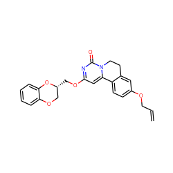 C=CCOc1ccc2c(c1)CCn1c-2cc(OC[C@@H]2COc3ccccc3O2)nc1=O ZINC000221366298