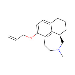 C=CCOc1ccc2c3c1CCN(C)C[C@@H]3CCC2 ZINC000027726614