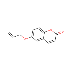 C=CCOc1ccc2oc(=O)ccc2c1 ZINC000073336874