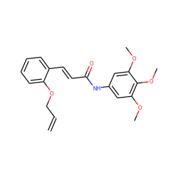 C=CCOc1ccccc1/C=C/C(=O)Nc1cc(OC)c(OC)c(OC)c1 ZINC000169312383