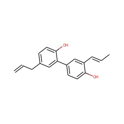 C=CCc1ccc(O)c(-c2ccc(O)c(/C=C/C)c2)c1 ZINC000043011338