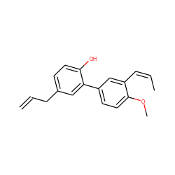 C=CCc1ccc(O)c(-c2ccc(OC)c(/C=C\C)c2)c1 ZINC000042921414