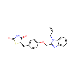 C=CCn1c(COc2ccc(C[C@H]3SC(=O)NC3=O)cc2)nc2ccccc21 ZINC000653693408