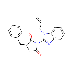 C=CCn1c(N2C(=O)C[C@@H](Cc3ccccc3)C2=O)nc2ccccc21 ZINC000000529361