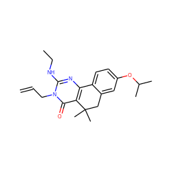 C=CCn1c(NCC)nc2c(c1=O)C(C)(C)Cc1cc(OC(C)C)ccc1-2 ZINC000095605637