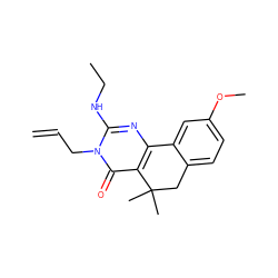 C=CCn1c(NCC)nc2c(c1=O)C(C)(C)Cc1ccc(OC)cc1-2 ZINC000095604487